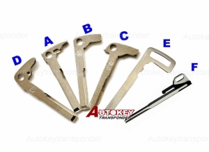 Emergency Key blade for Mercedes benz smart Card