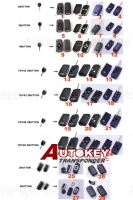 For  all toyota flip key shell toyota flip case list