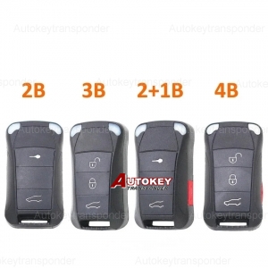 For Porsche flip remote Key 