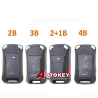 For Porsche flip remote Key 