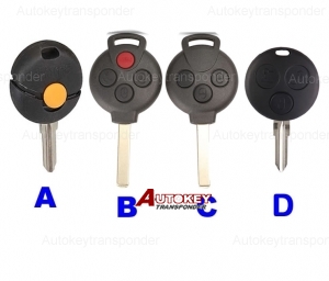 For Mercedes Benz smart key shell 