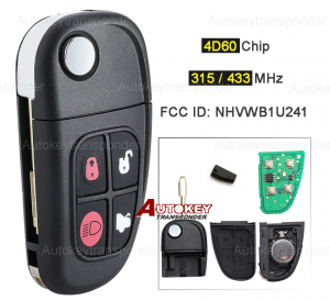 For jaguar flip remote key 