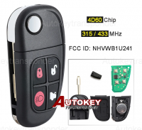 For jaguar flip remote key 