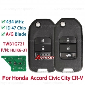 For honda flip remote key