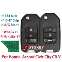 For honda flip remote key