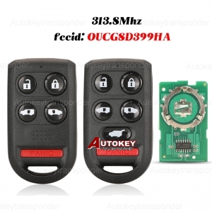 (313.8Mhz) OUCG8D-399H-A Remote For Honda Odyssey