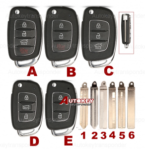 For Kia/Hyundai Flip remote key