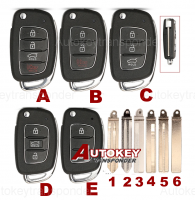 For Kia/Hyundai Flip remote key