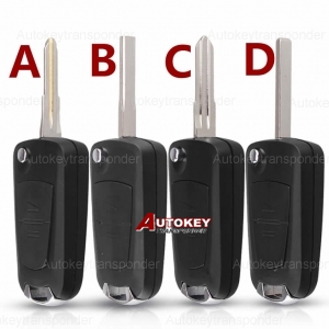 For opel flip remote key