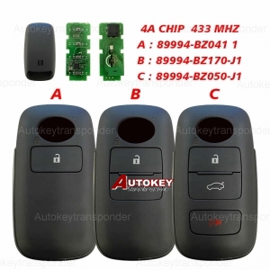 (433MHz) Smart Key For Toyota Raize Rocky Sparky