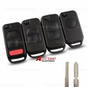 For Mercedes benz flip remote key shell