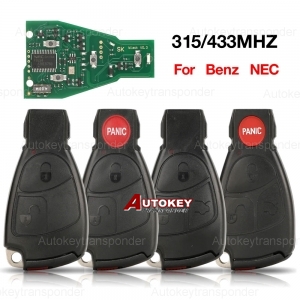 For Mercedes Benz black smart key