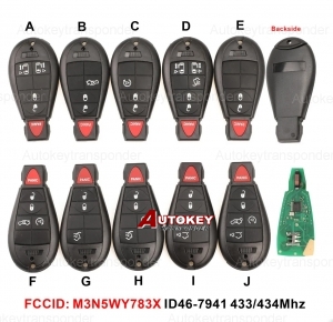 For  chrysler jeep dodge fobik 433Mhz for USA model