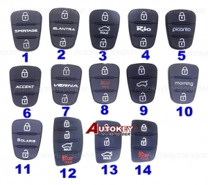 for hyundai flip key pad