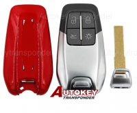 4 buttons remote key case shell fob for Ferrari 458 588 488GTB LaFerrari with insert key without logo