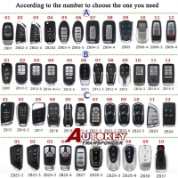 3 4 5 Buttons for BMW/ Benz/ Audi/ Hyundai/ Ford/ Honda/ Acura/ VW/ Land Rover/ Alfa KEYDIY KD ZB Series Smart Remote Key