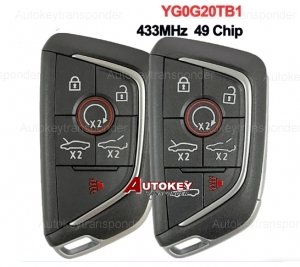 (433MHz) YG0G20TB1 Keyless Smart Key For Chevrolet Corvette C8 2020-2022