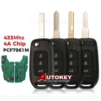 (433Mhz) Flip Remote Key For Renault Dacia Duster 2019+