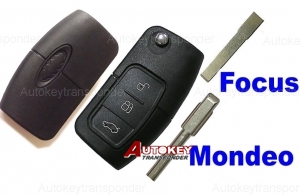 For  Ford Mondeo Flip Remote Key 433mhz