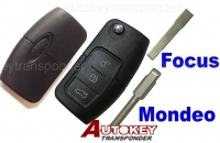 For  Ford Mondeo Flip Remote Key 433mhz