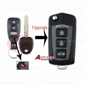 Remote car key case for HYUNDAI Sonata Genesis Coupe Remote Fob SV Blank Left Blade Key Case