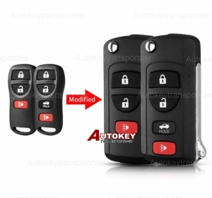 For Nissan flip Remote Key  