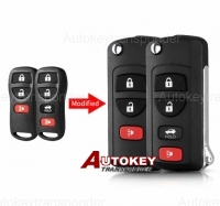 For Nissan flip Remote Key  