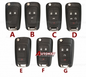 For Opel flip remote key