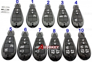 For chrysler smart fobik  key(Euro)