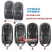 For  OPEL 2button Remote key