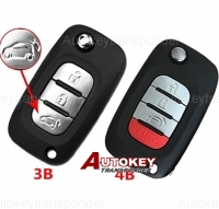 For OEM Mercedes Benz Smart 3button Flip Key