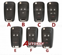 For Opel flip remote key