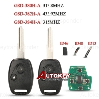 G8D-380H/382H/384H-A Remote Smart Car Key For Honda CRV Accord Odyssey Jazz 